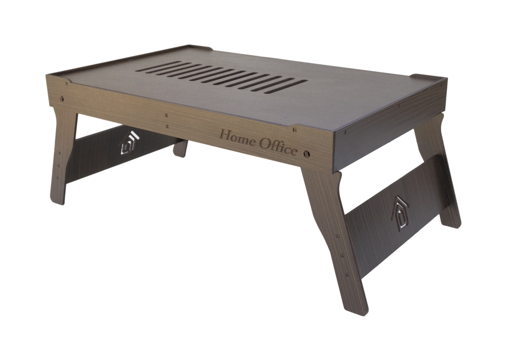 Mesa Suporte para Notebook Articulada Sofá ou Cama Tabaco - Imagem 4