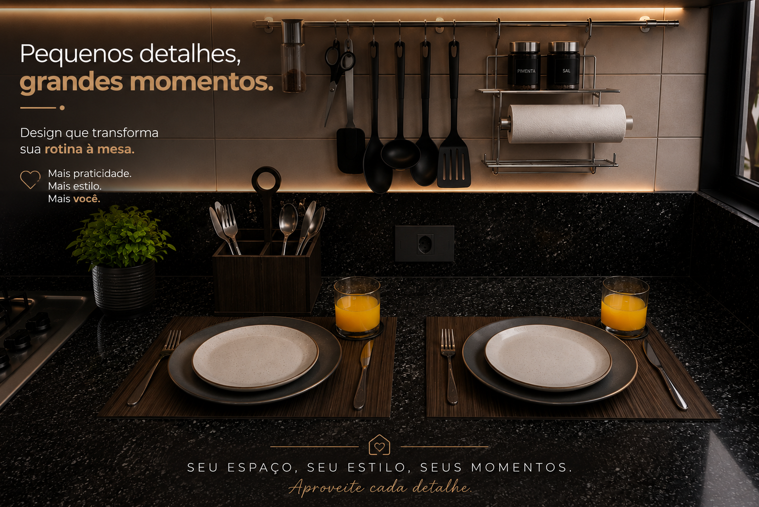 Jogo Americano 2 Peças e Porta Talheres - Imagem 2