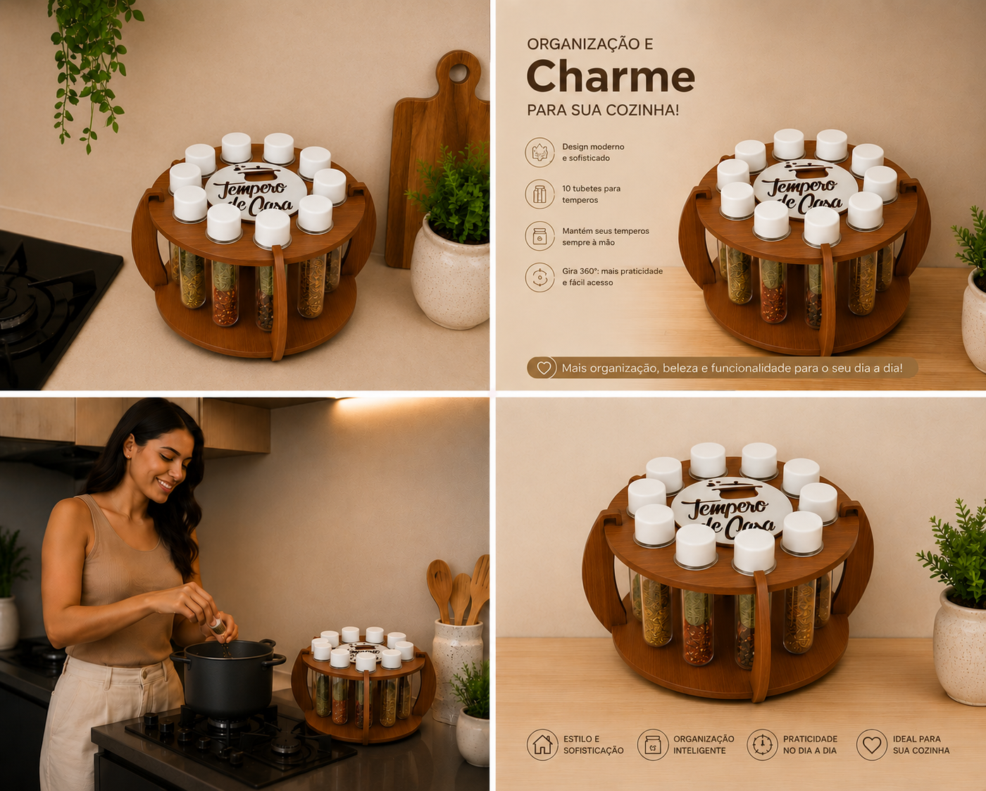 Porta Tempero ¨Tempero De Casa¨ - Imagem 5