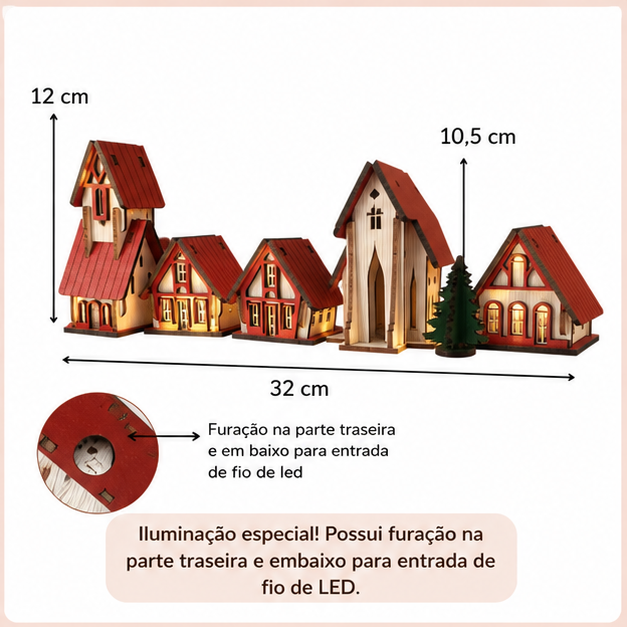 Mini Vila Encanto Natalino - Imagem 3