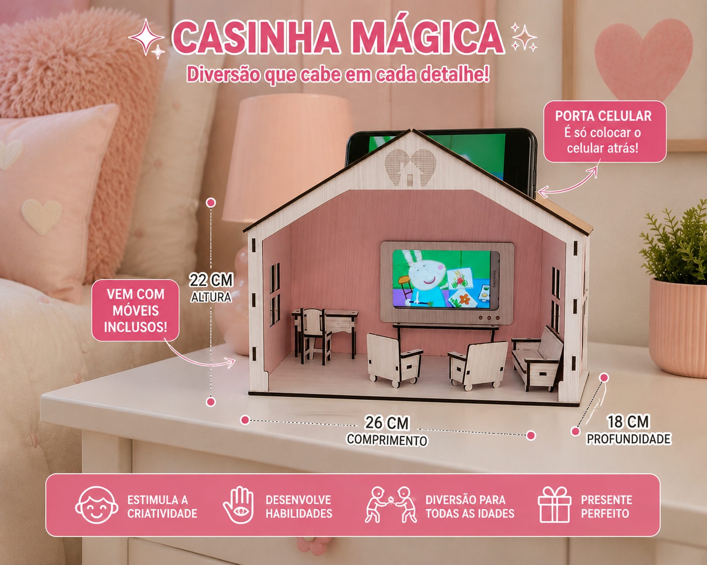 Casinha Sala de TV - Imagem 2