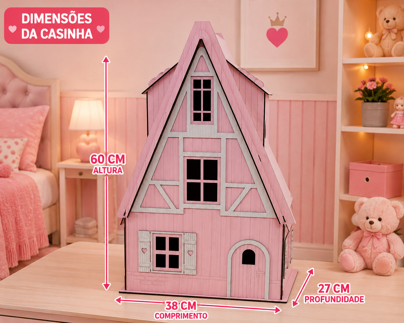 Casinha de Boneca Holandesa - Imagem 4